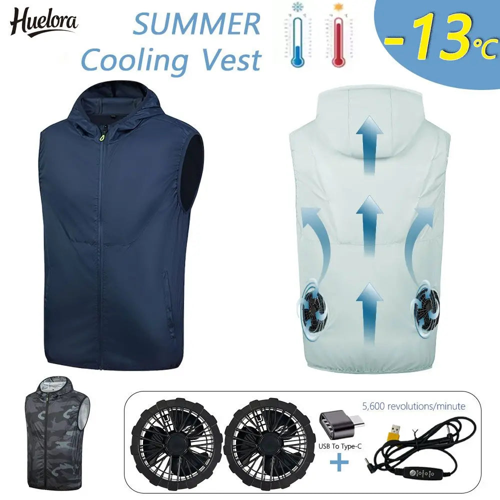 Summer Cooling Vest Fan for Men and Women