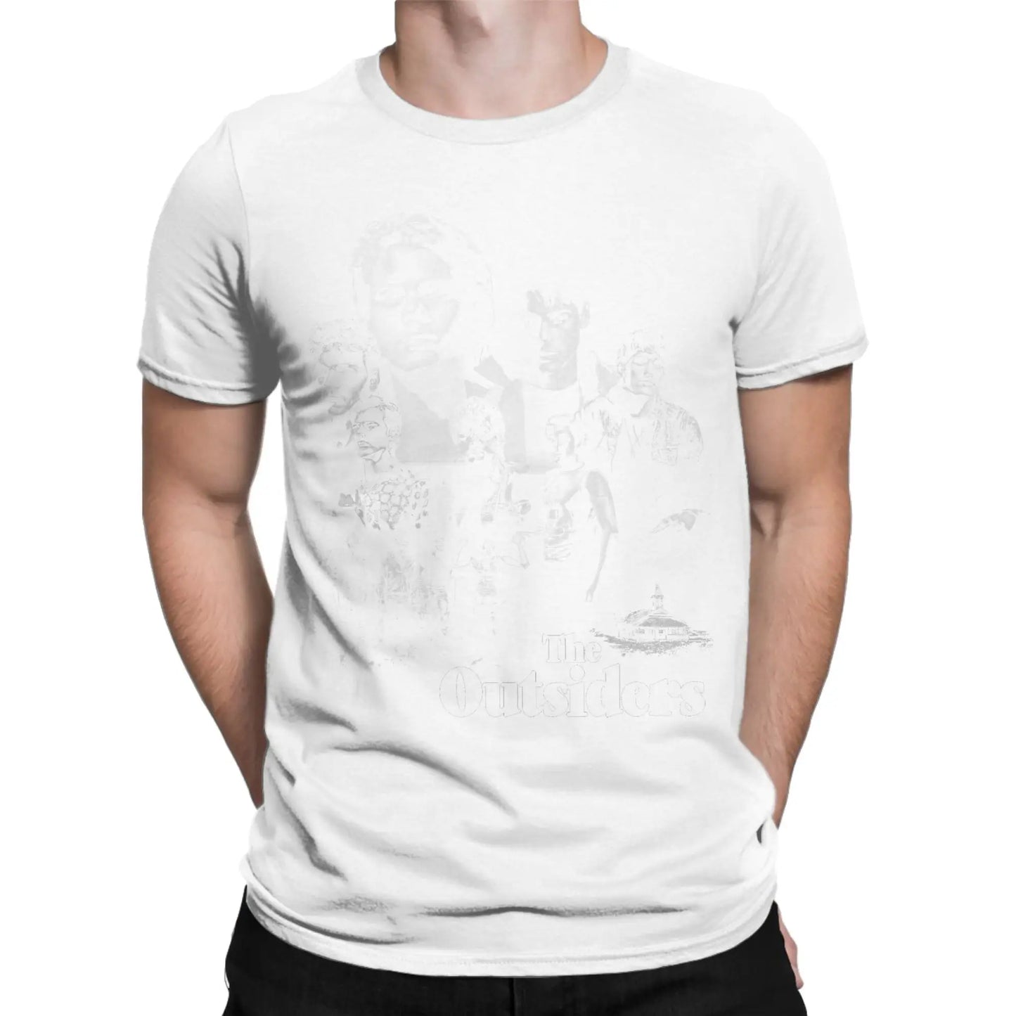 NONE The Outsiders 1983 Movie T Shirt for Men 100% Cotton