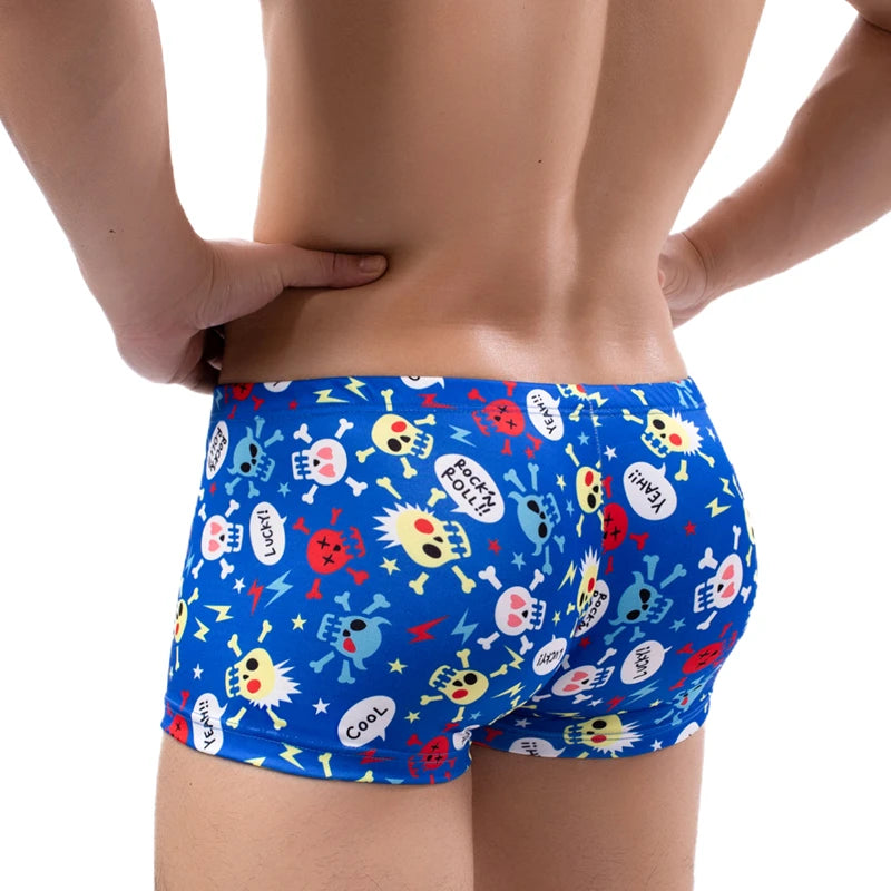 Men's Breathable Boxer Shorts with U Pouch Design