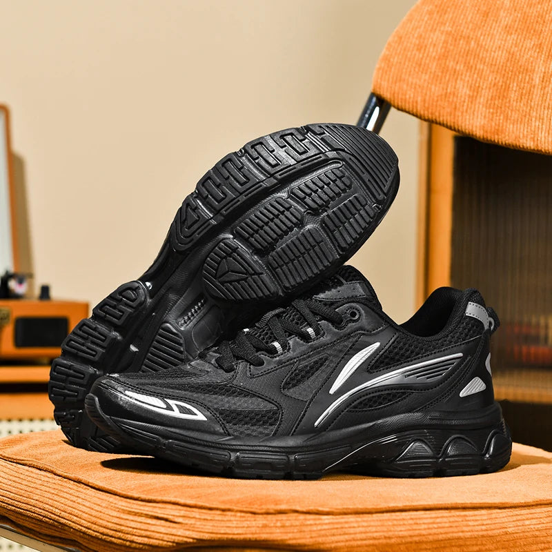 Men's Breathable Mesh Sports Shoes for Casual Running
