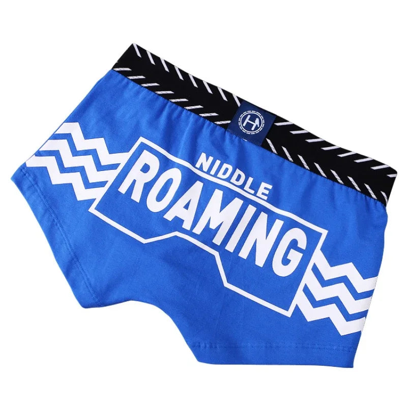 Men's Boxer Shorts Sports Breathable Underwear with U Convex Pouch