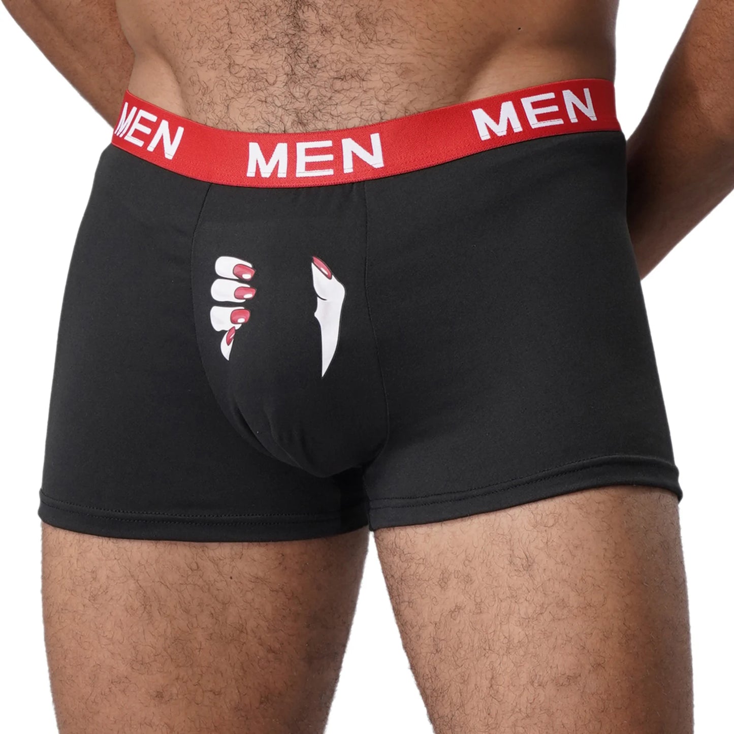 Mens Funny Print Boxer Shorts 3Pcs Set by Oyolan