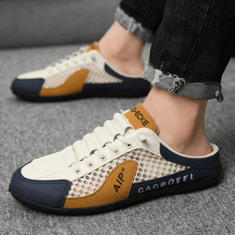 Men's Summer Slip-On Loafers with Breathable Air Mesh