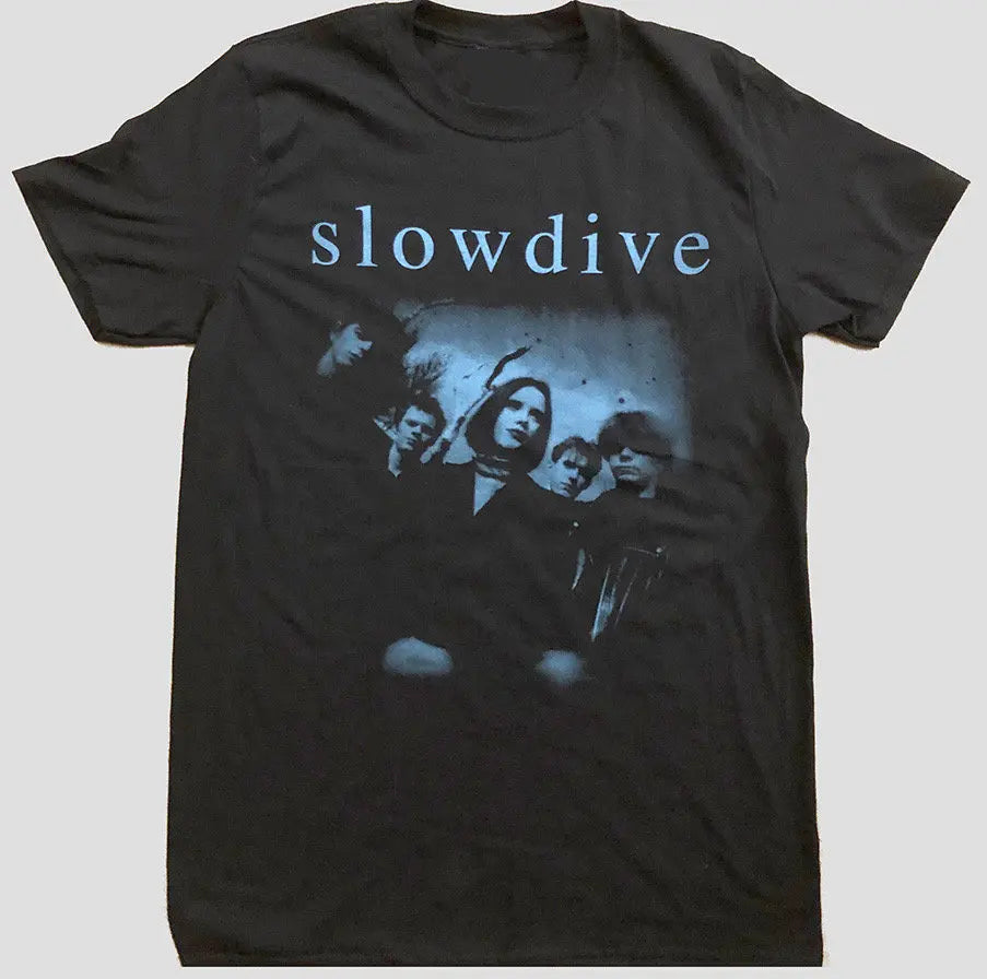 NONE Vintage Slowdive Shirt Men Women Retro 90s Shoegaze Band Tees