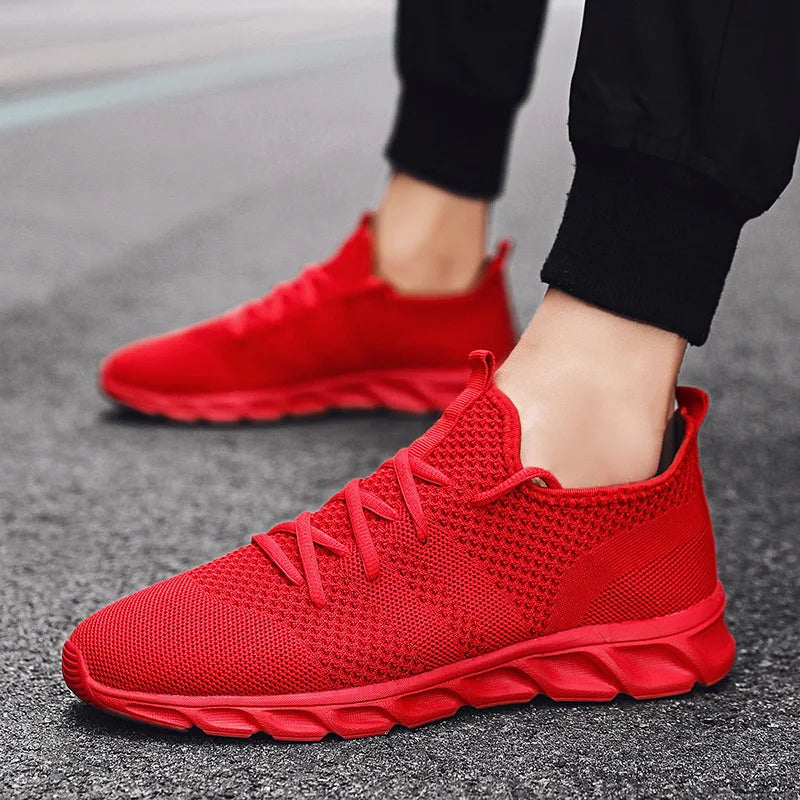 Men's Breathable Mesh Jogging Shoes Casual Sneakers