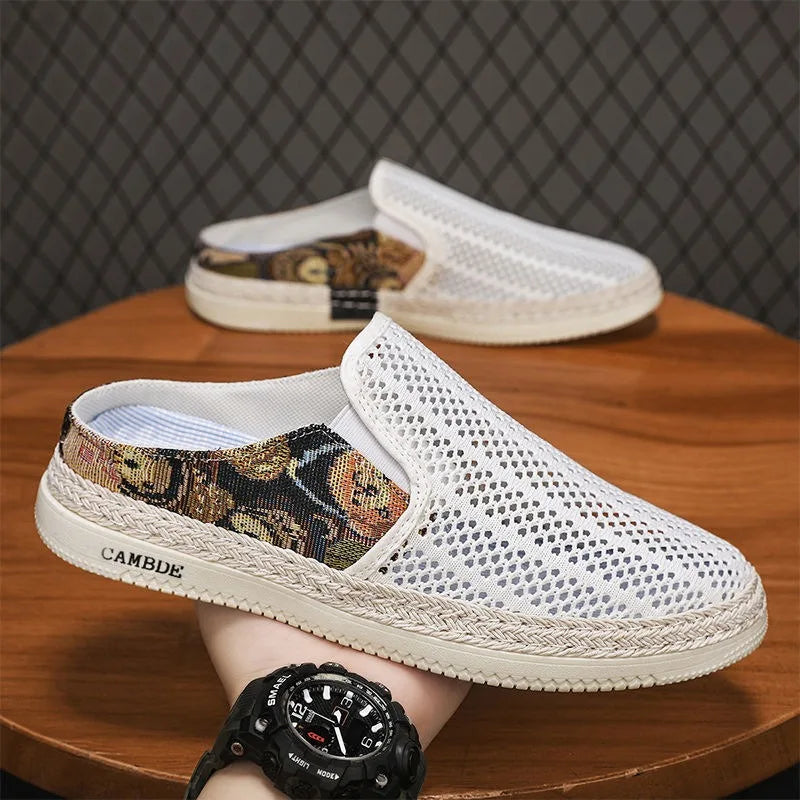 Men's Breathable Mesh Slip-On Casual Shoes