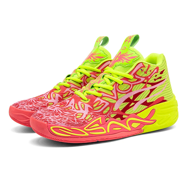 Men's Breathable Mesh Basketball Sneakers for Sports