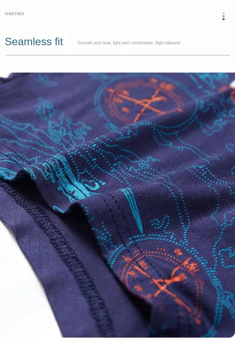 Men's Bamboo Fiber Boxer Shorts Plus Size 2XL-7XL