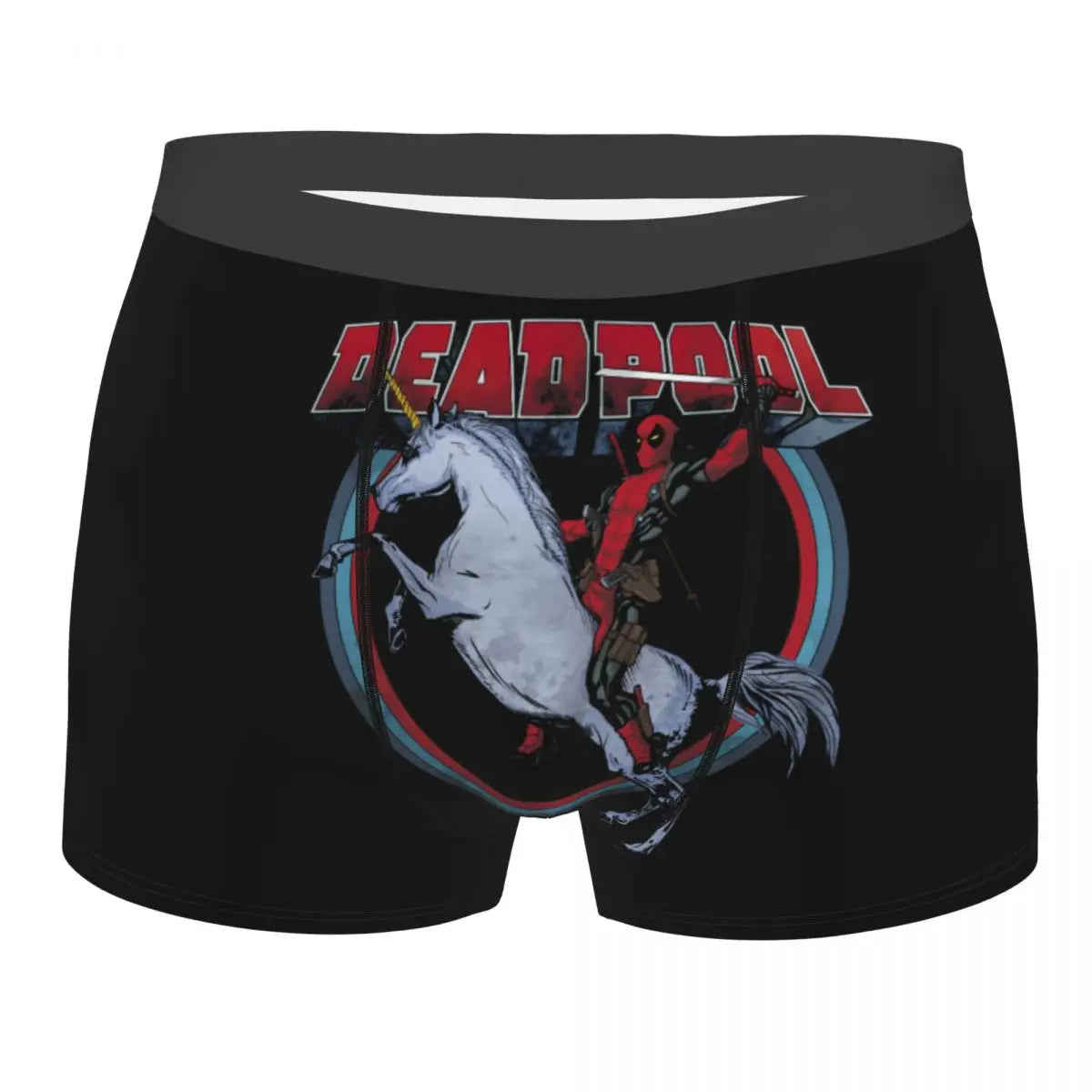 Deadpool Boxer Shorts for Men - Lycra Polyester Blend