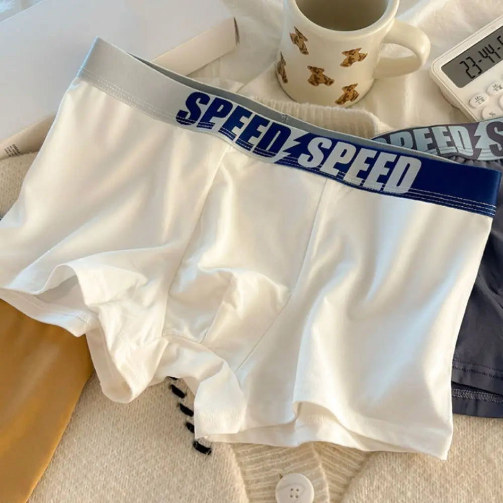 Plus Size Men's Boxer Briefs 3PCS Cotton