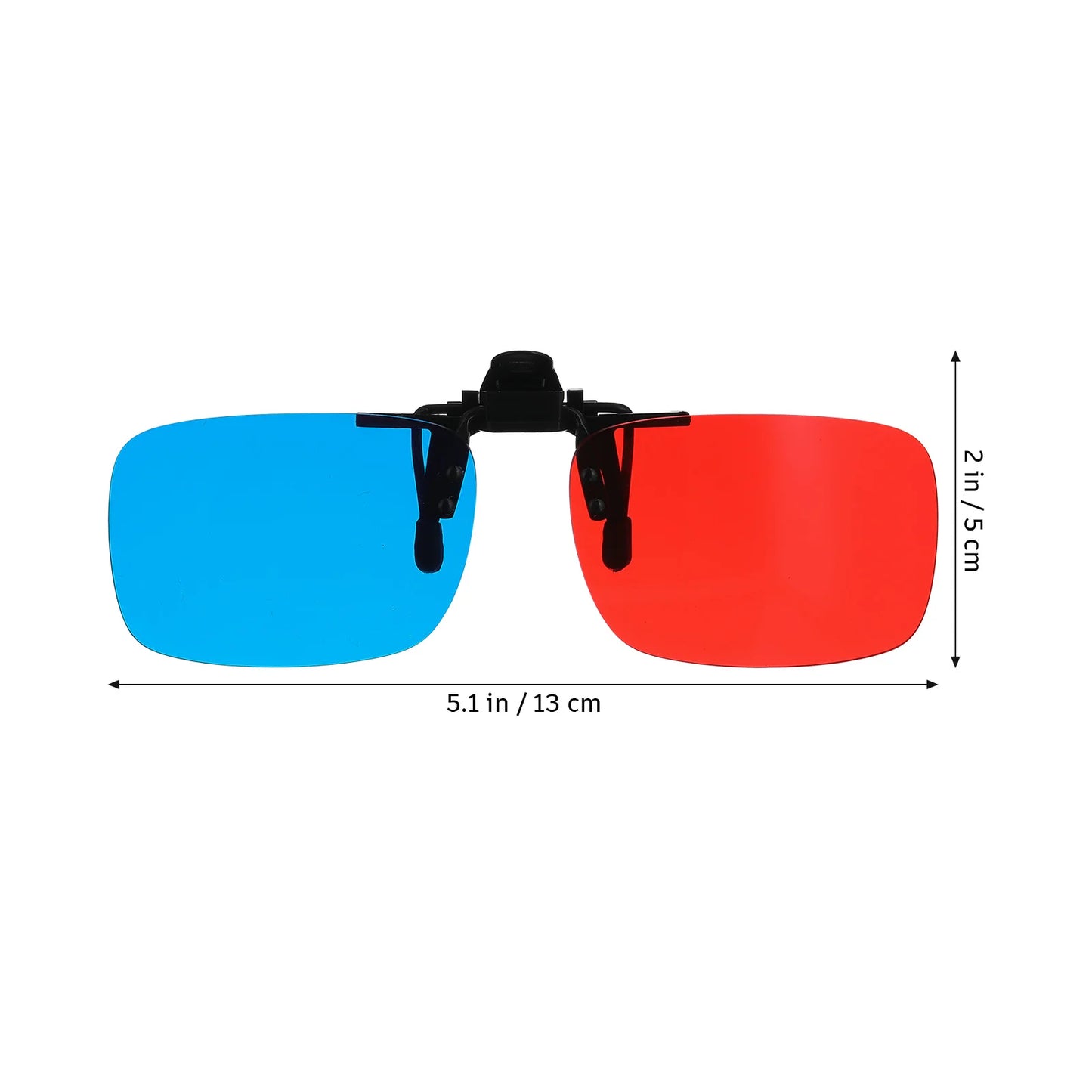 New 3D Red Blue Glasses Clip Myopia Friendly