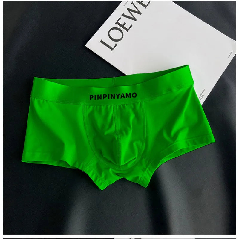 Cotton Boxers Bottoms for Men Loose U Convex Pouch Underwear 2025 Sports Shorts Man Swimming Trunks Trendy Panties Трусы Мужские