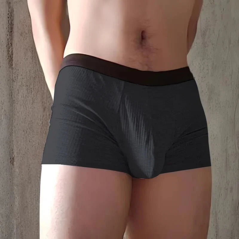 Comfortable Men's Boxer Shorts with Big Scrotal Pocket