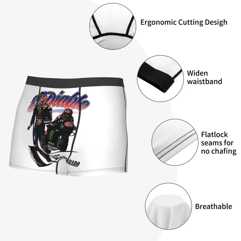 Boxer Shorts Custom Fabio Quartararo Men Underwear