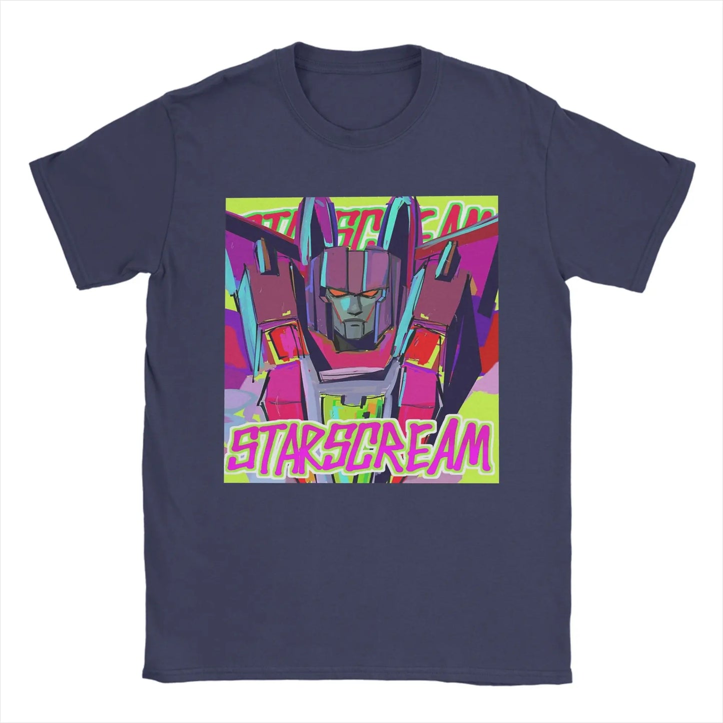 StarScream Men's Women's T Shirt Pure Cotton Graphic Printed Tee Shirt