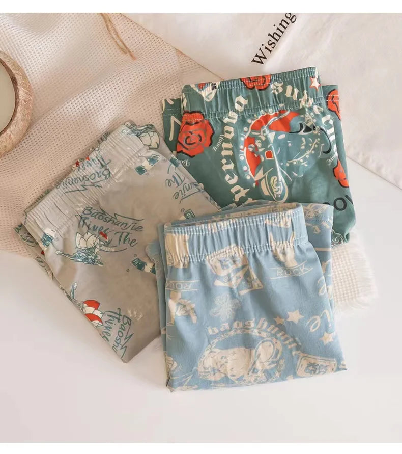 1Pcs Mens Aro Pants Cotton Boxers Shorts