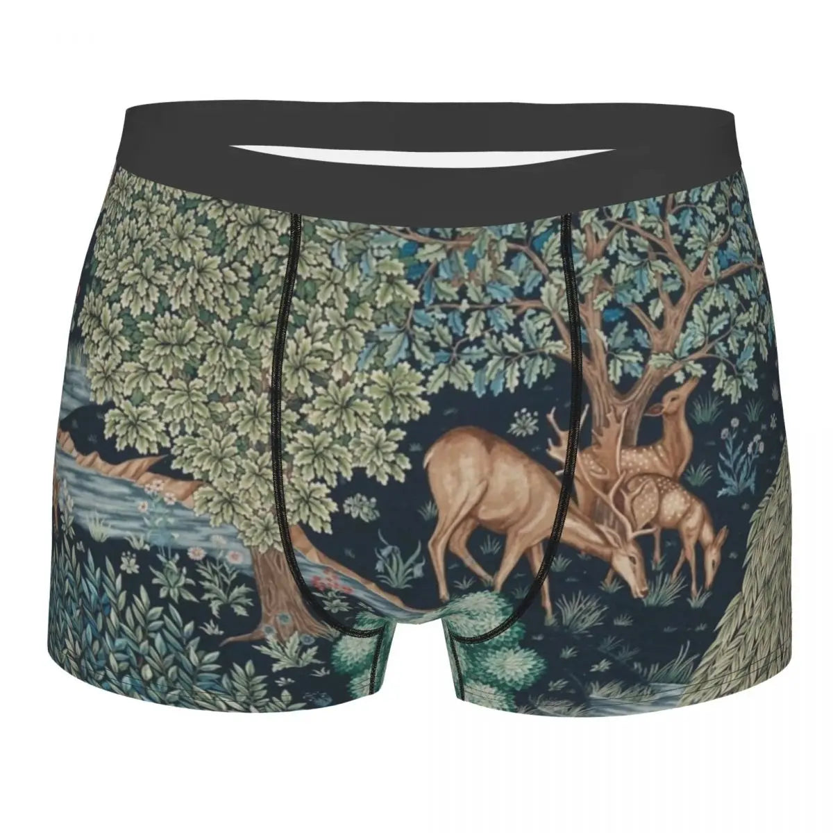 Breathable Cotton Polyester Boxer Shorts for Men