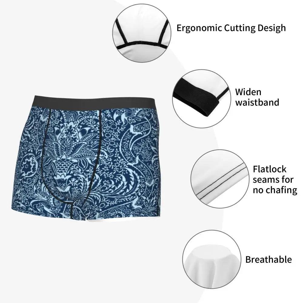 Breathable Cotton Polyester Boxer Shorts for Men