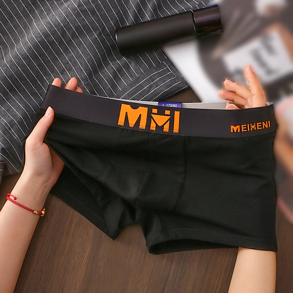 Men's Cotton Boxer Shorts with Breathable Print