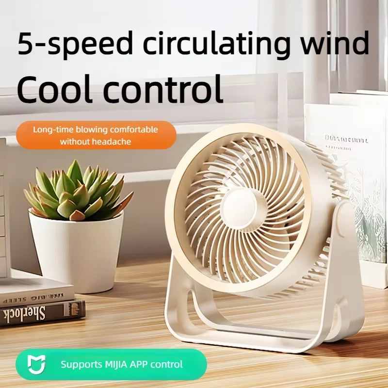 Cordless Electric Fan Wireless Portable Air Circulator