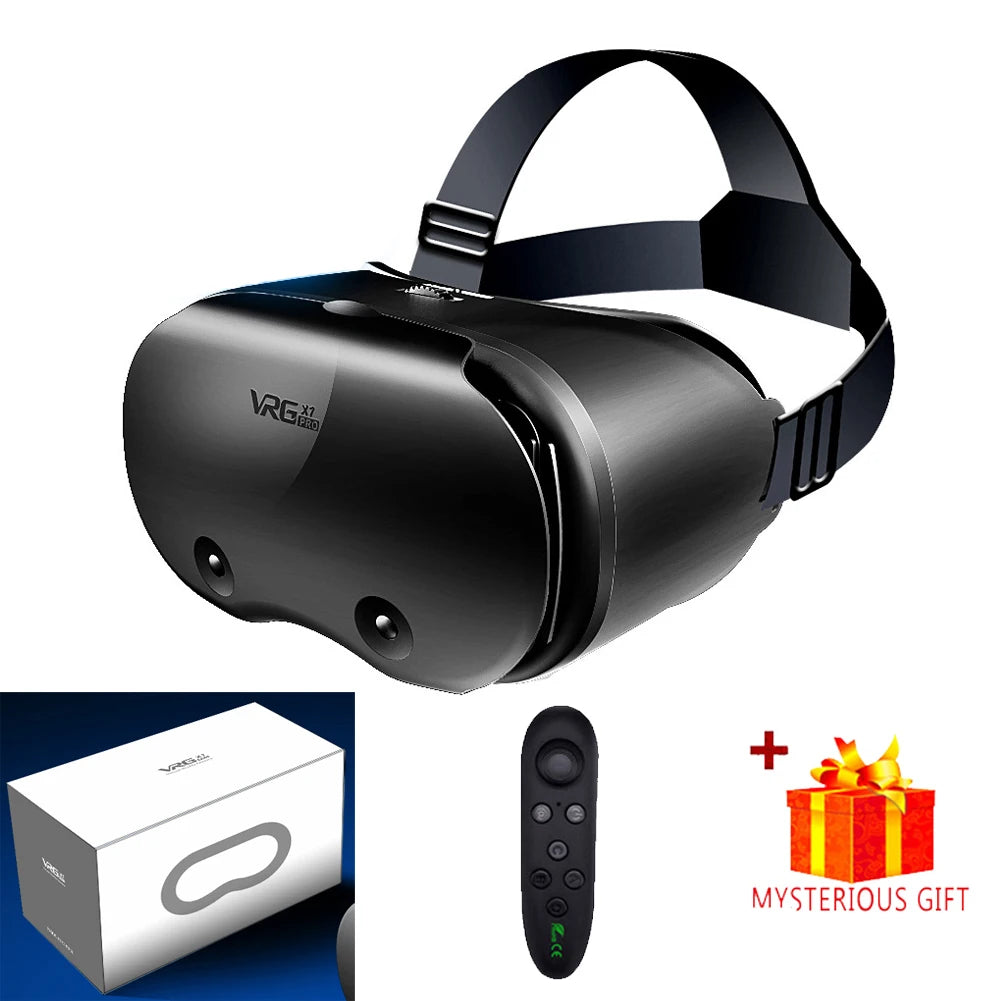 AyeBeau VR Glasses For iPhone Android Smartphone Cell Mobile Phone Helmet Headset
