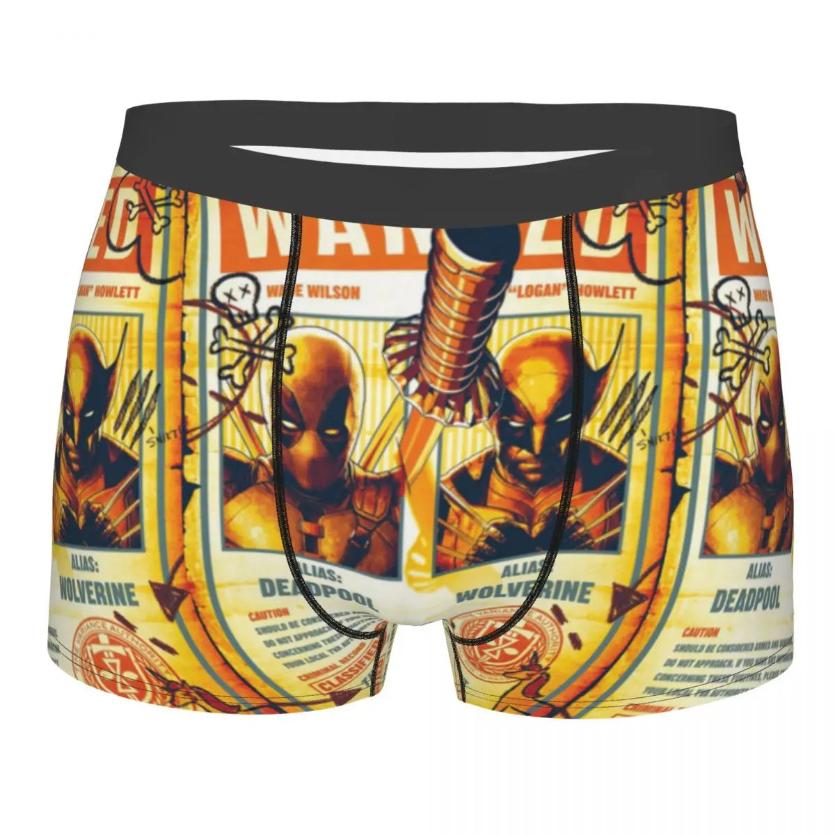 Deadpool Boxer Shorts for Men - Lycra Polyester Blend