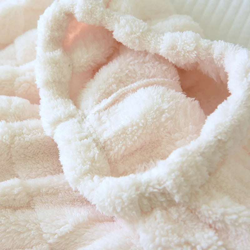 Coral Velvet Couple Pajamas Set