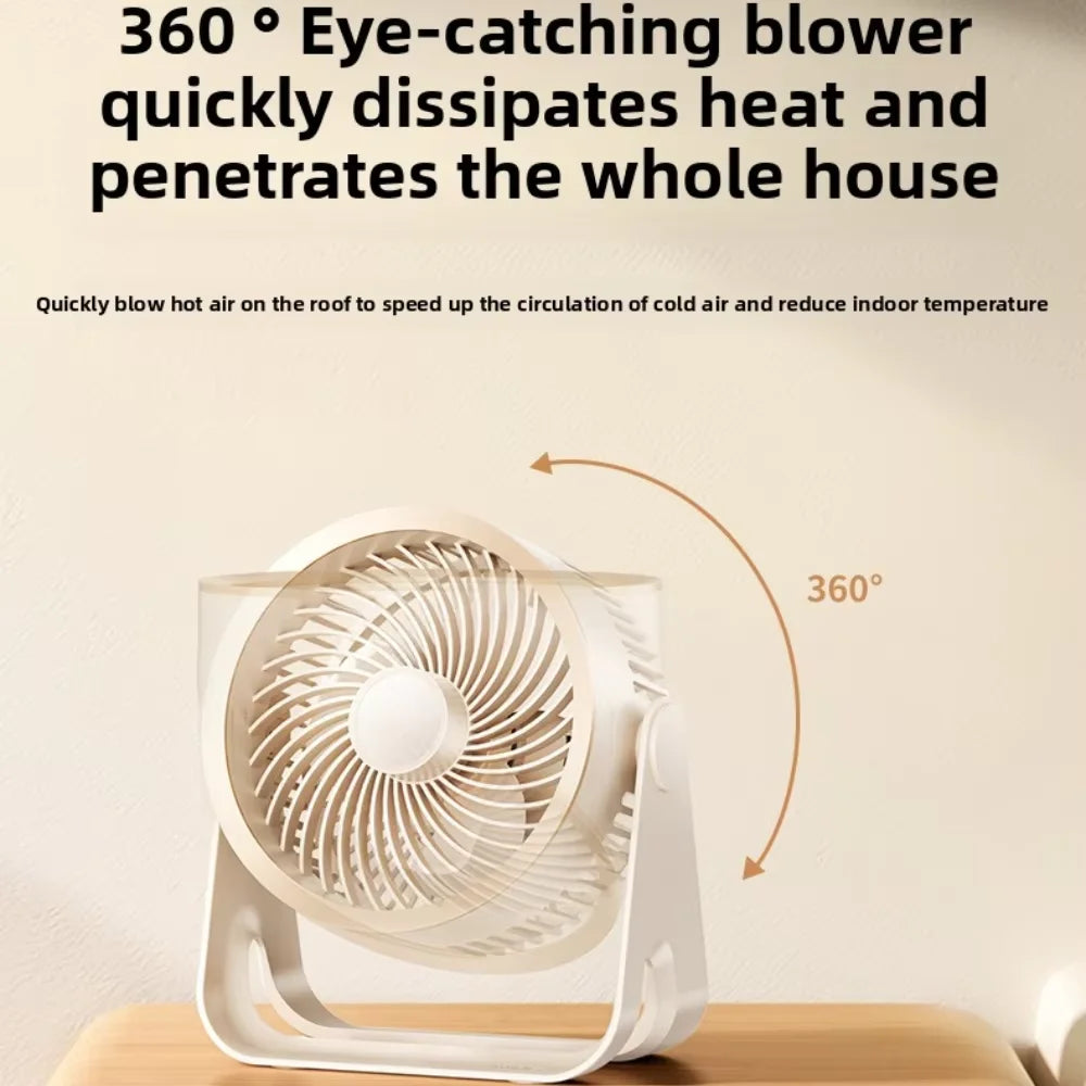 Cordless Electric Fan Wireless Portable Air Circulator