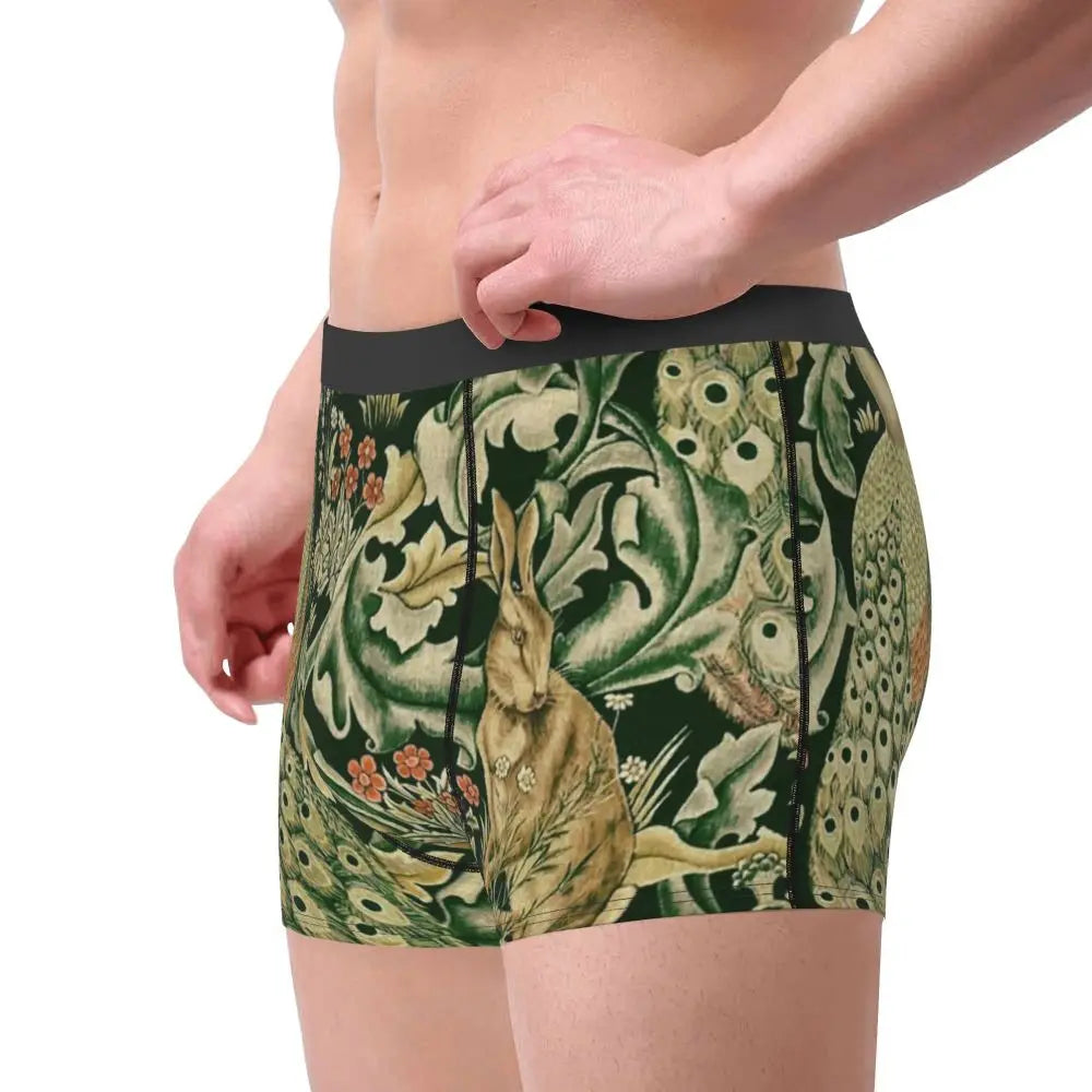 Breathable Cotton Polyester Boxer Shorts for Men