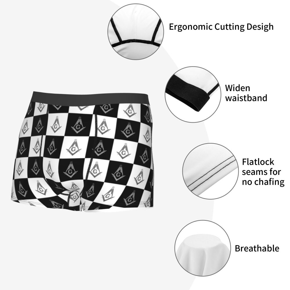 Breathable Gaianata Gemogoro Ghidra Masonic Freemason Briefs