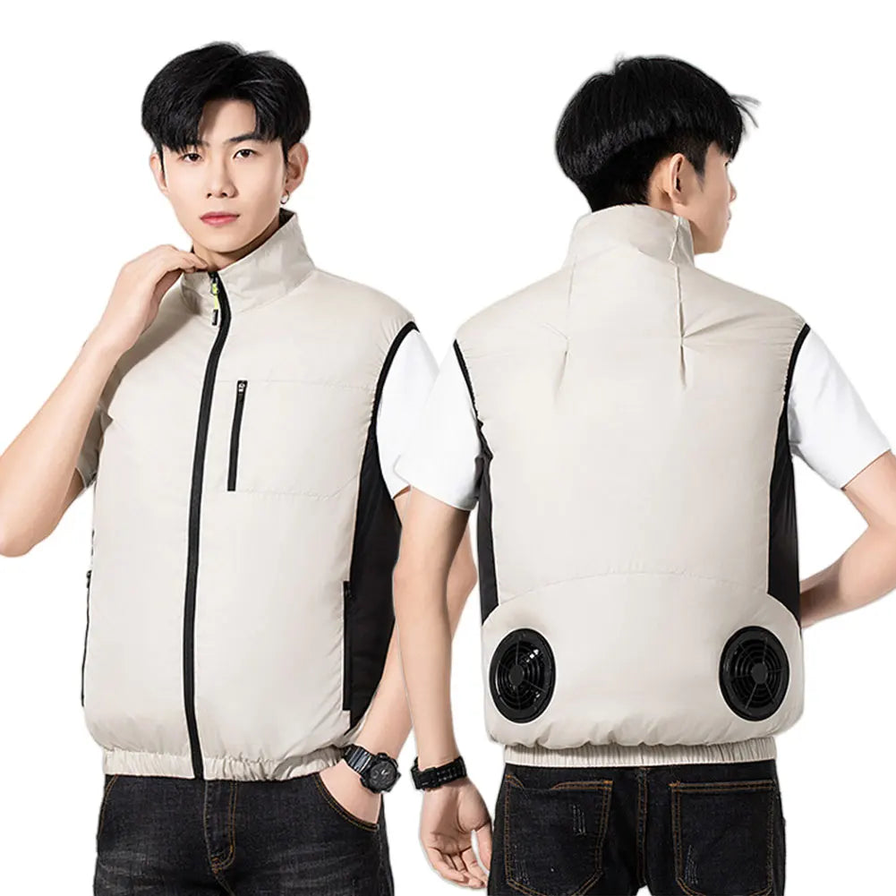 Cooling Vest for Men and Women, Polyester Summer Air-conditioned Clothes