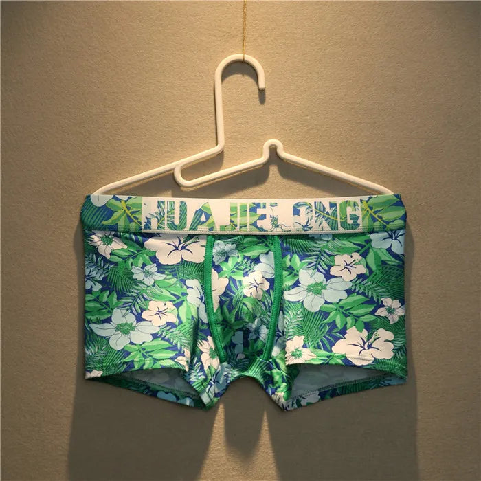 Men's Cotton Boxer Shorts Floral Print XXXL