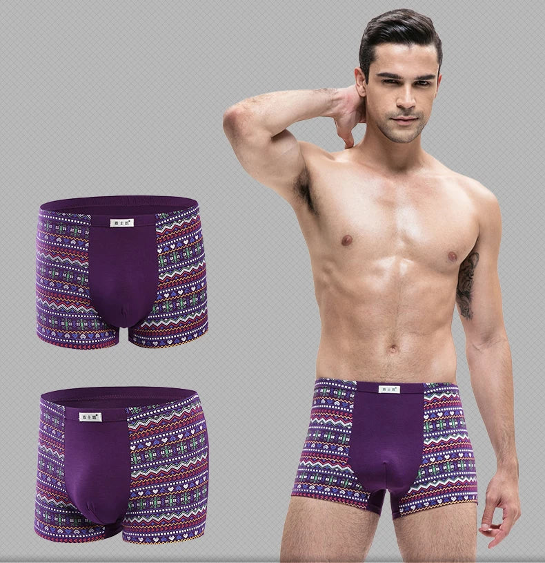 Bamboo Fiber Boxer Shorts for Men L-5XL