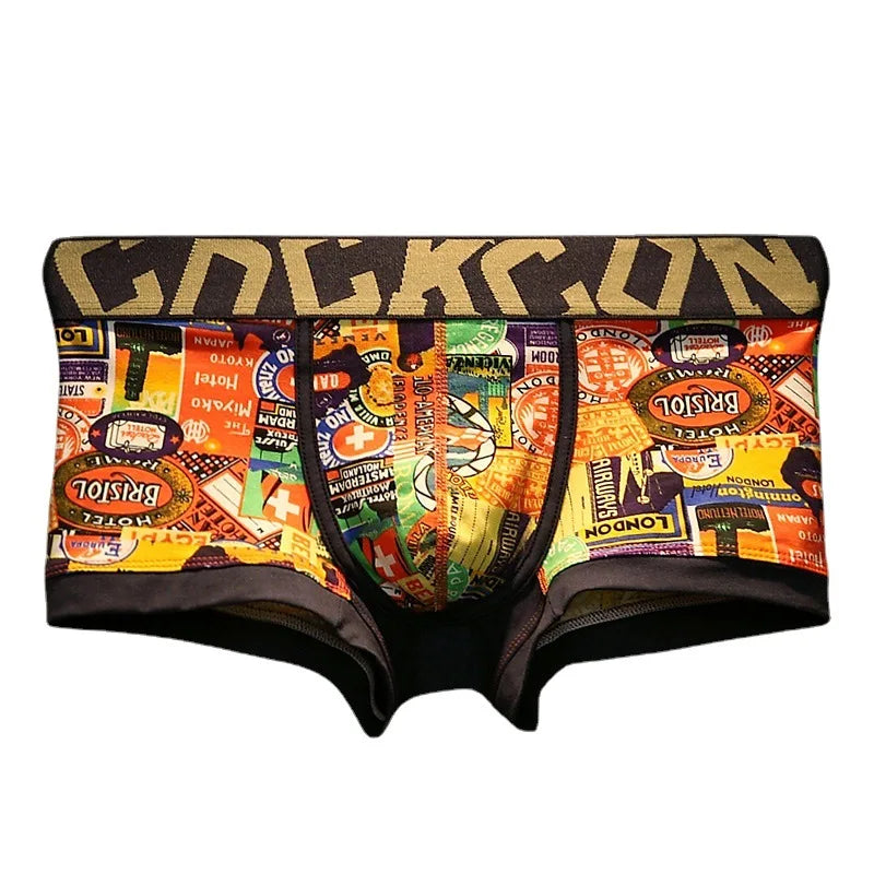 Men's Cotton Boxer Shorts with U Pouch