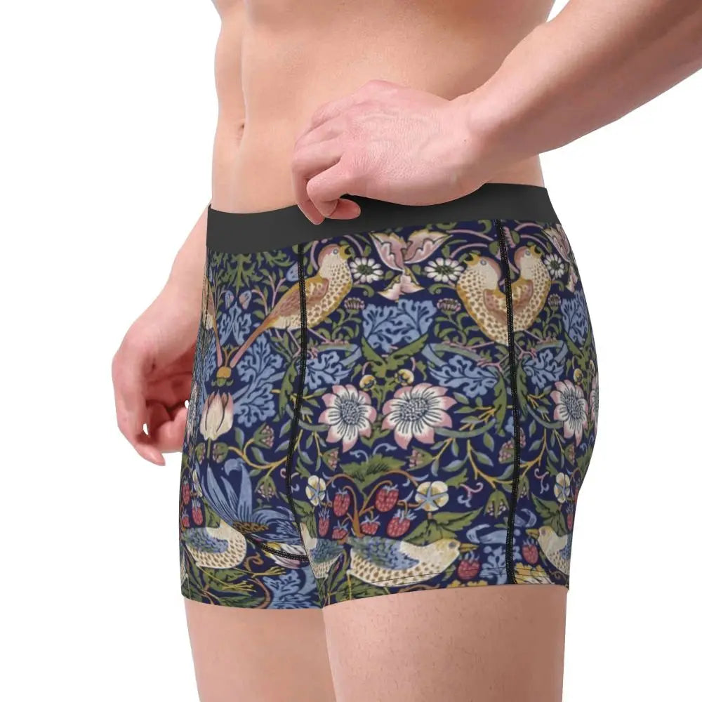 Breathable Cotton Polyester Boxer Shorts for Men
