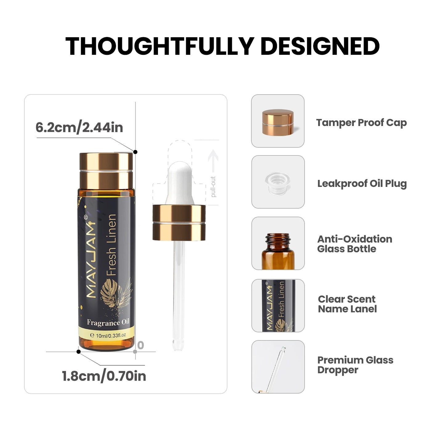 MAYJAM Essential Oil Fragrance White Musk Sea Breeze