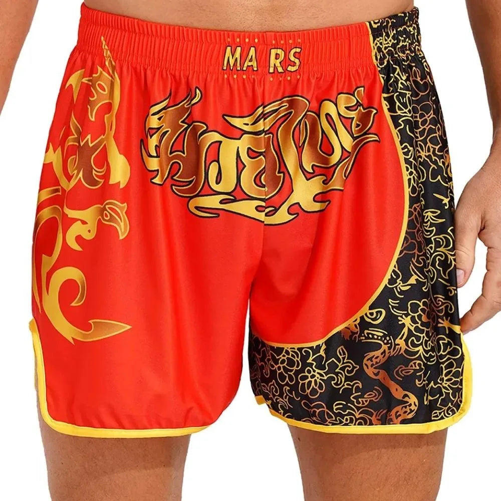 Men's Boxers of Muay Thai Shorts Sports MMA Fighting Training  Short Pants