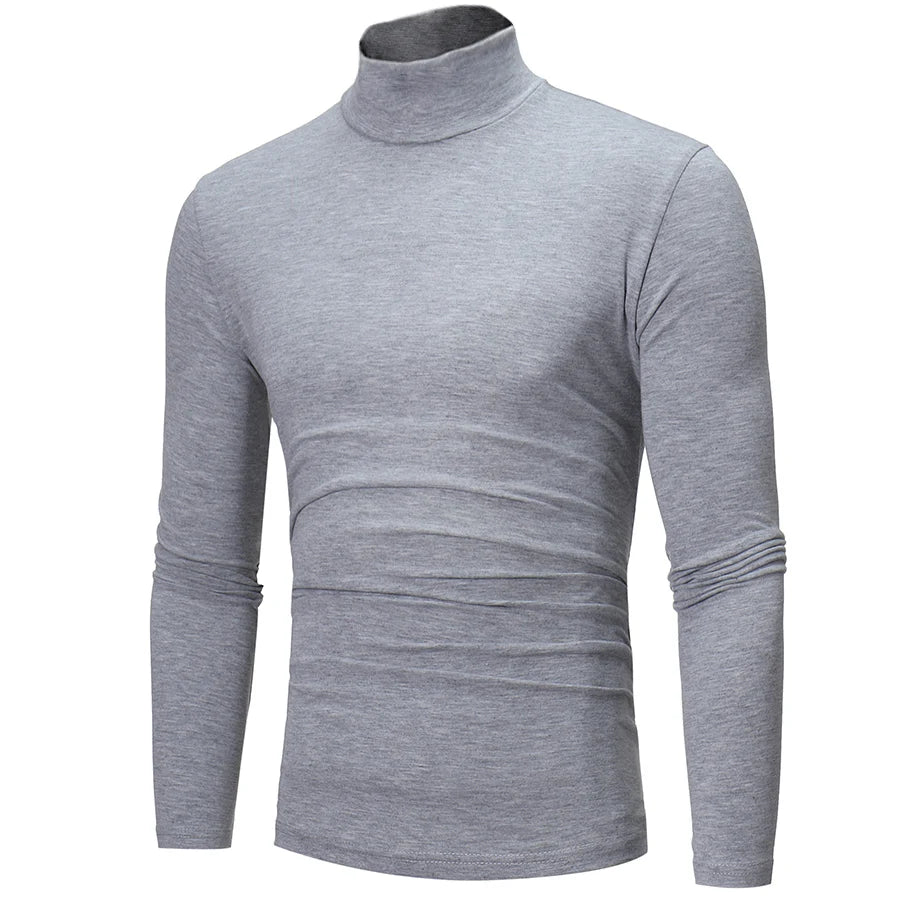 Men's Winter Thermal Shirt High Neck Slim Fit