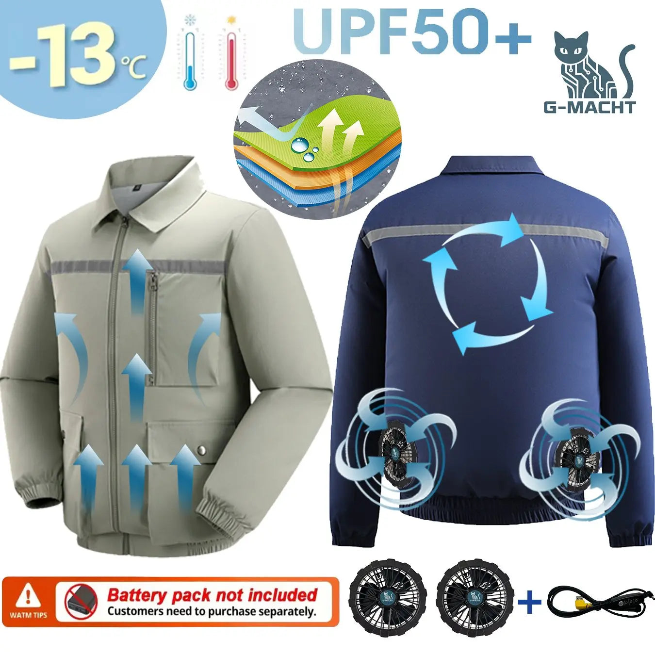G-MACHT Ultralight Cooling Vest for Men and Women