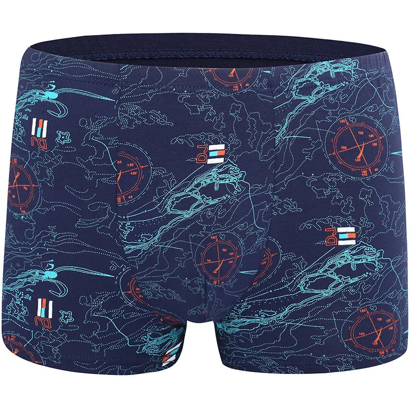 Men's Bamboo Fiber Boxer Shorts Plus Size 2XL-7XL