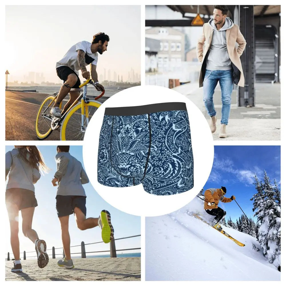 Breathable Cotton Polyester Boxer Shorts for Men