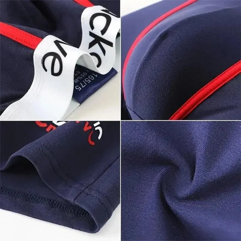 Men's Cotton Boxer Shorts 3Pcs Set M-3XL