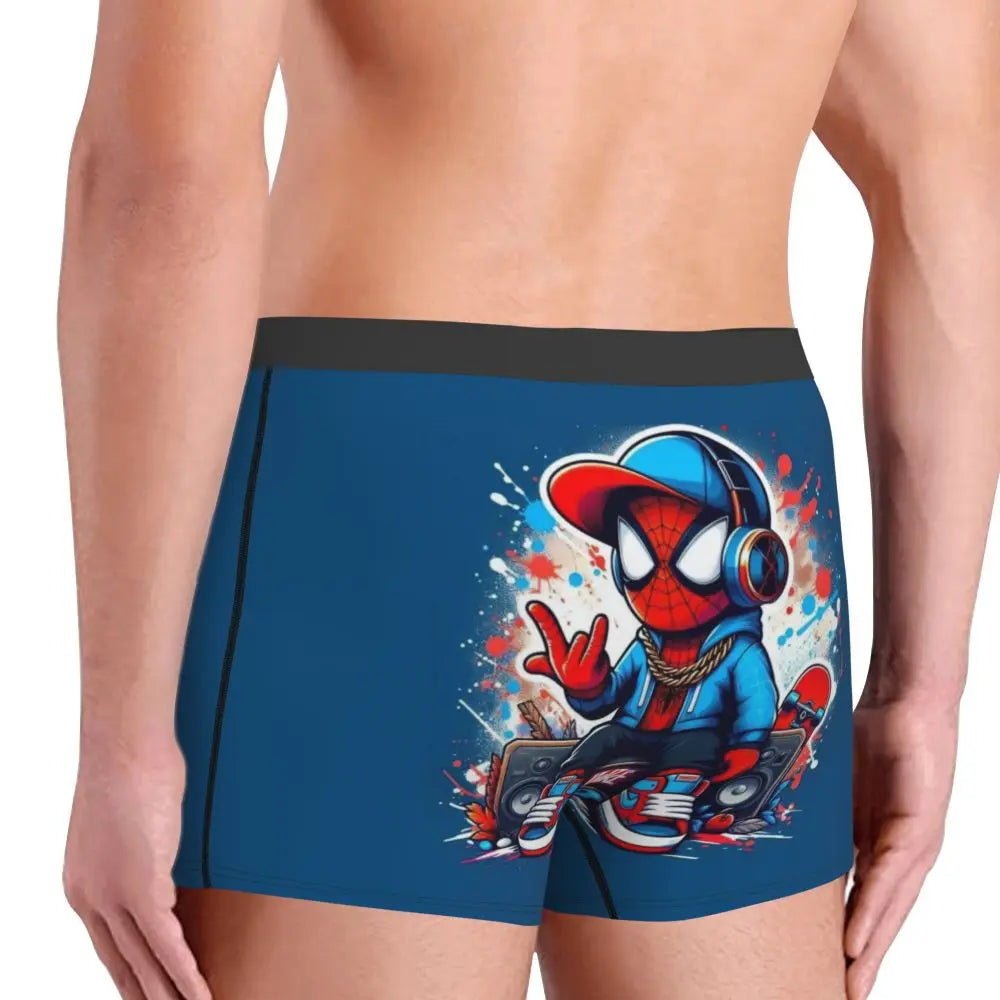 Hello Kitty Spiderman Men's Boxer Shorts