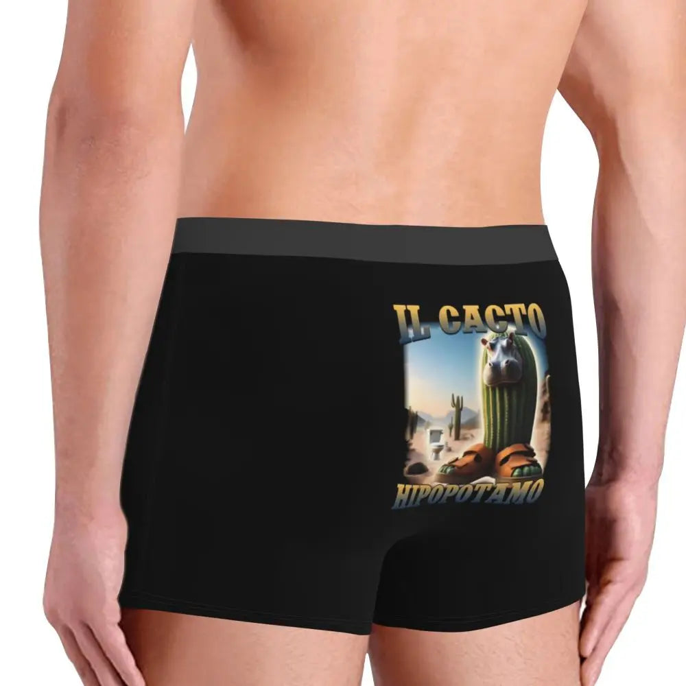 Men's Boxer Shorts Brr Brr Patapim Funny Italian Brainrot