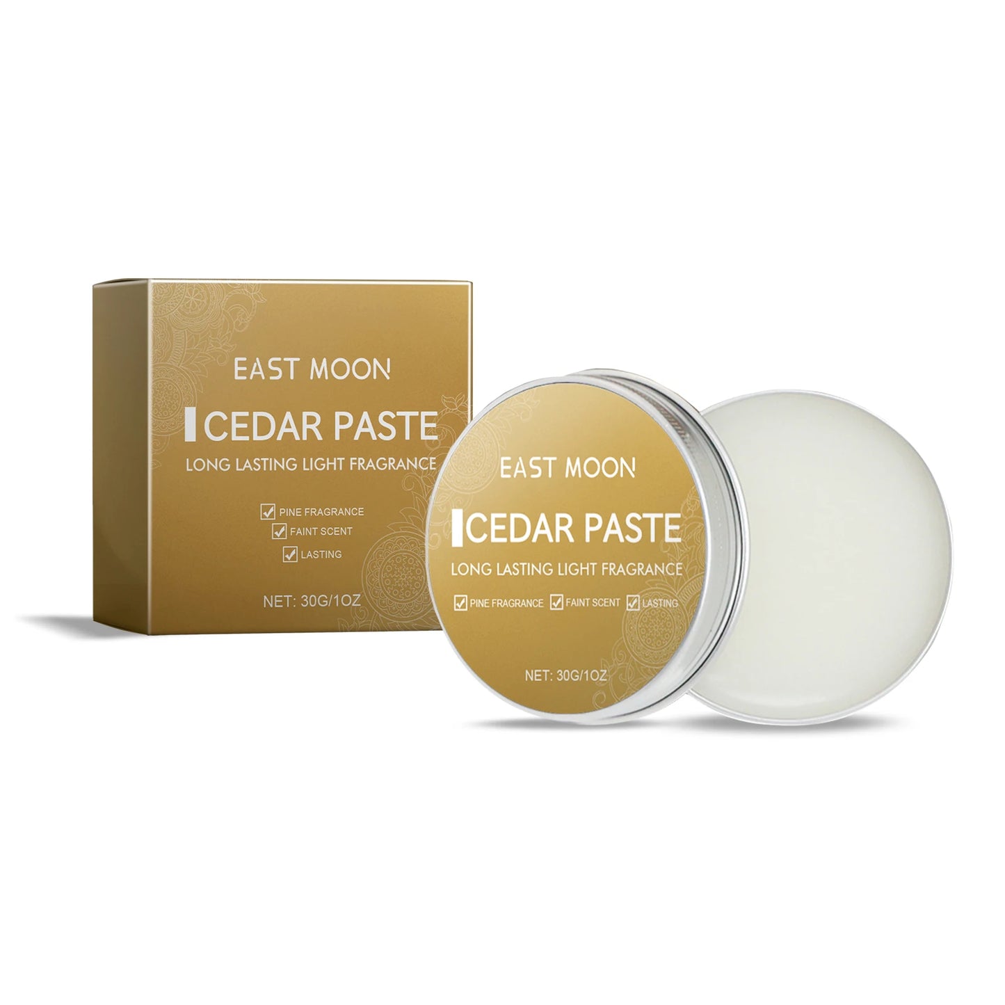 Men Sandalwood Balm Portable Body Fragrance Solid Balm