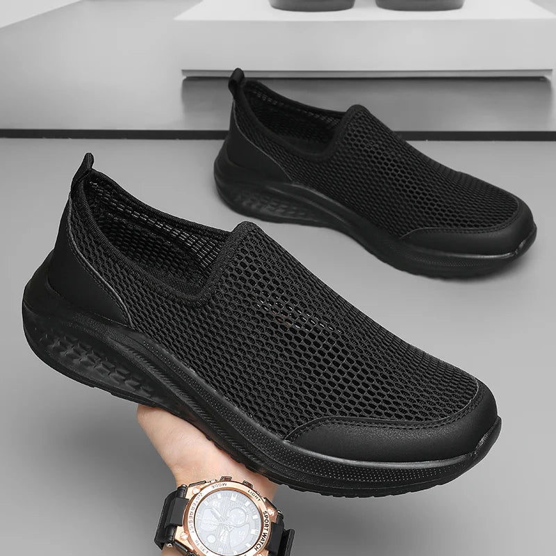 Men's Breathable Mesh Summer Sneakers for Walking