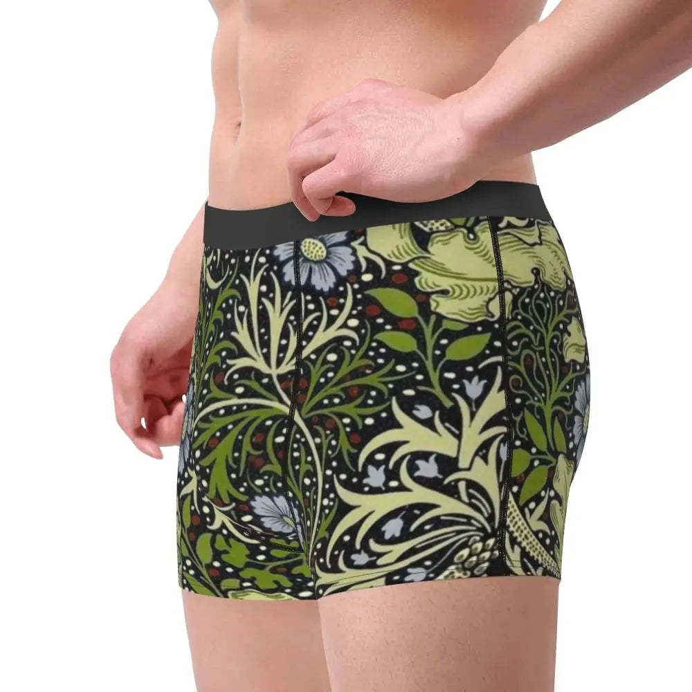 Breathable Cotton Polyester Boxer Shorts for Men