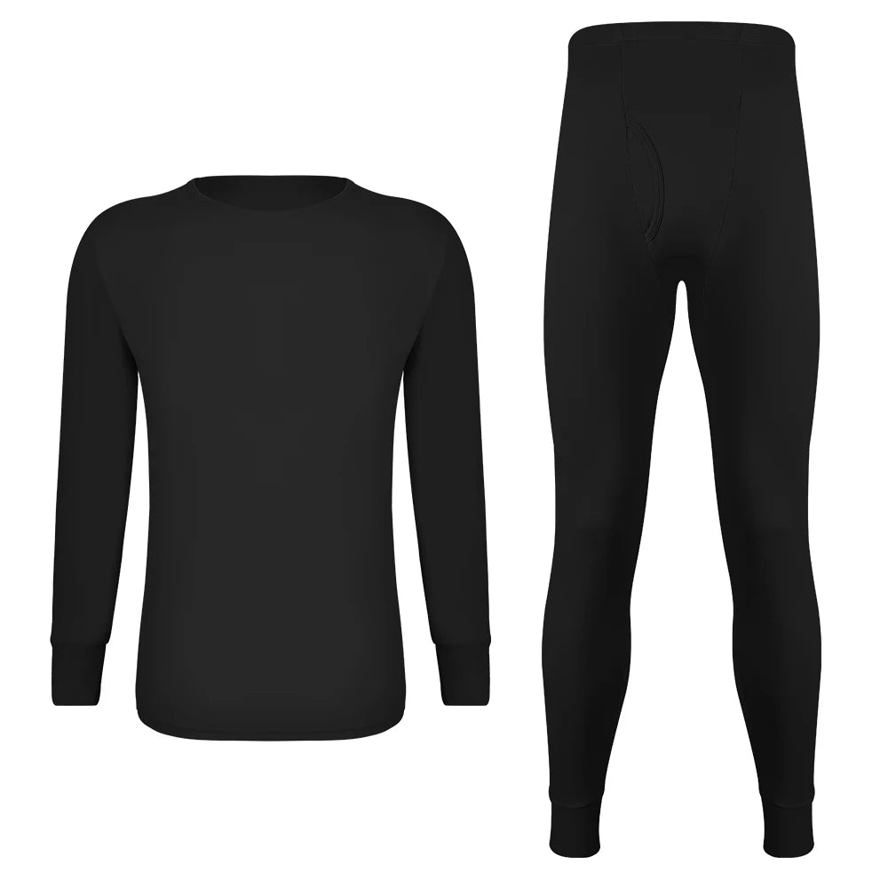 Long Johns Thermal Underwear for Men Fleece Lined Base Layer Set for Cold Weather