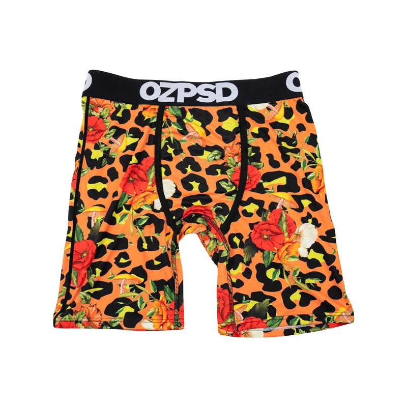 OZPSD Brand 1Pcs Men Underwear Boxers Breathable Swimming Sexy Man Underpants S-2XL Men's