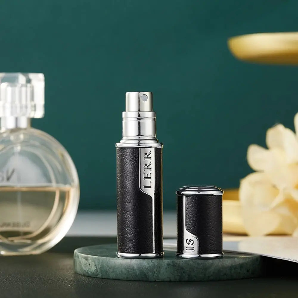 5ML Fine Mist Atomizer Refillable Leather Spray Bottle